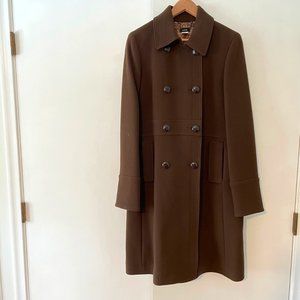 J.Crew Wool Thinsulate lined Coat, Brown, Size Tall 12